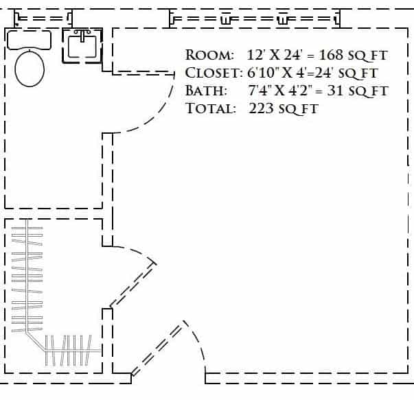 Floor plan small room